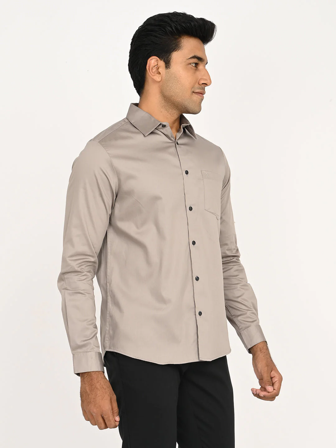 Men's Solid Full Sleeve Cotton Shirt - Image 51