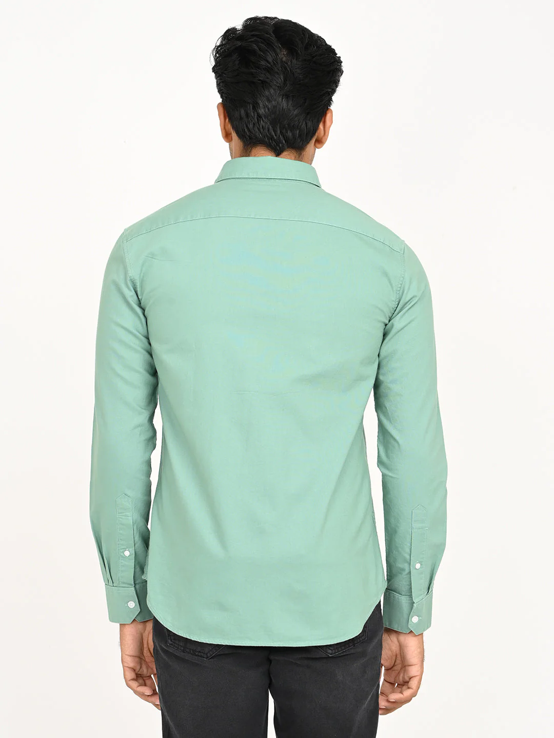 Men's Solid Full Sleeve Cotton Shirt - Image 10