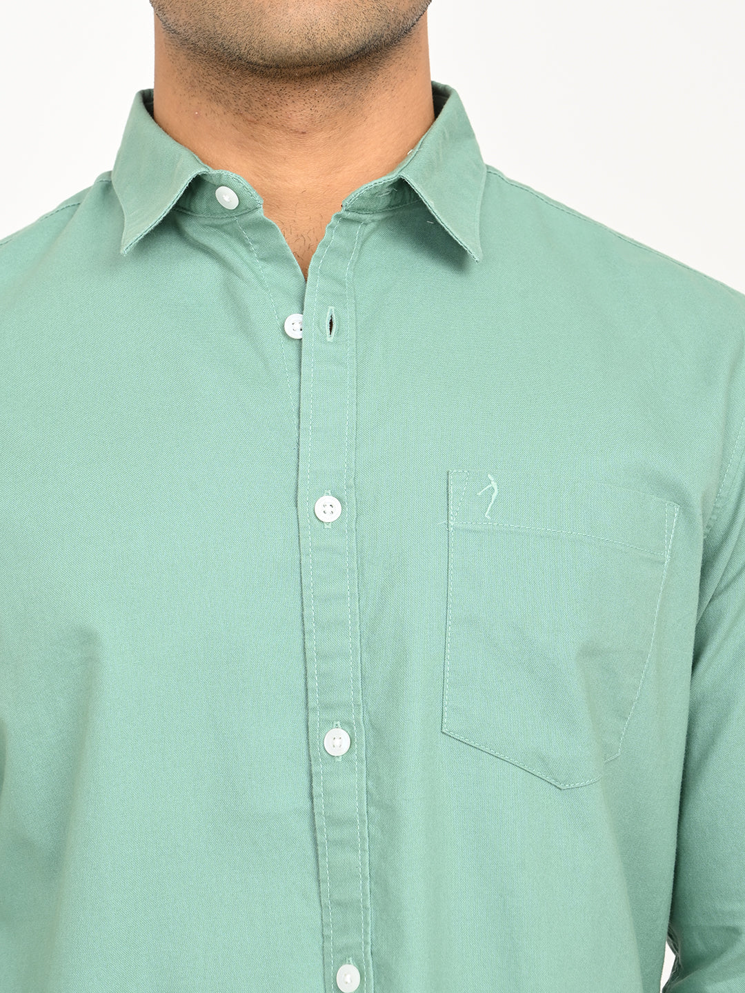 Men's Solid Full Sleeve Cotton Shirt - Image 11