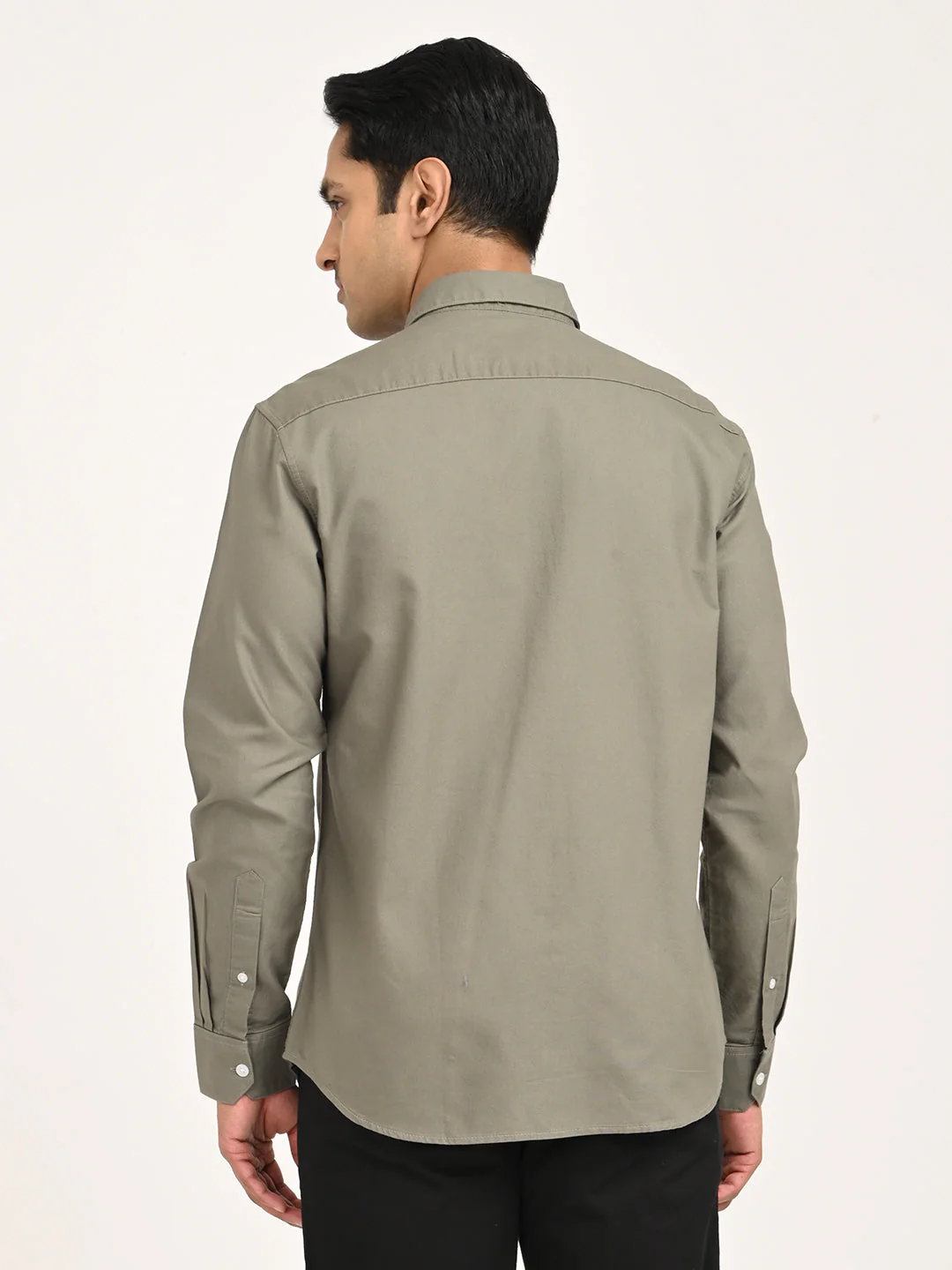 Men's Solid Full Sleeve Cotton Shirt - Image 22