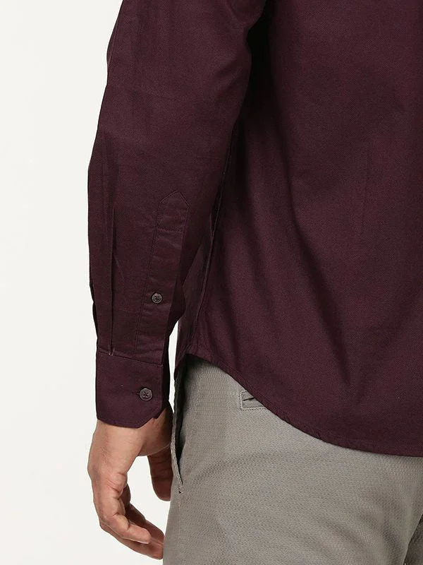 Men's Solid Full Sleeves Cotton Shirt - Image 21