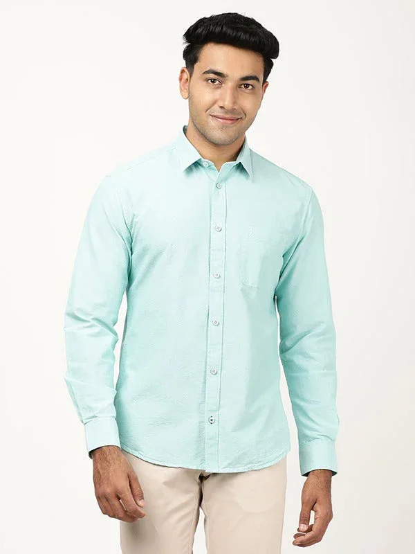Men's Solid Full Sleeves Cotton Shirt