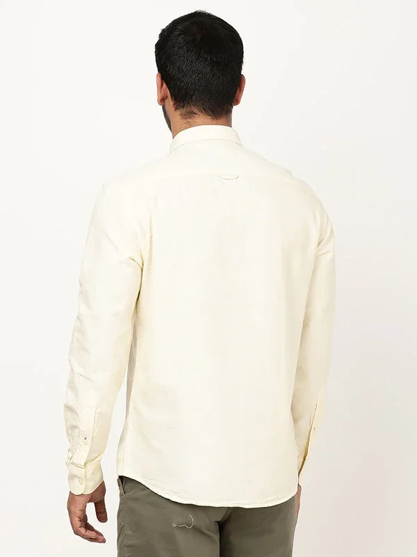 Men's Solid Full Sleeves Cotton Shirt - Image 10