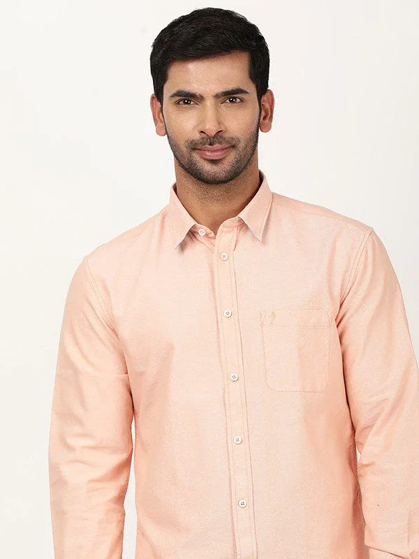 Men's Solid Full Sleeves Cotton Shirt - Image 12