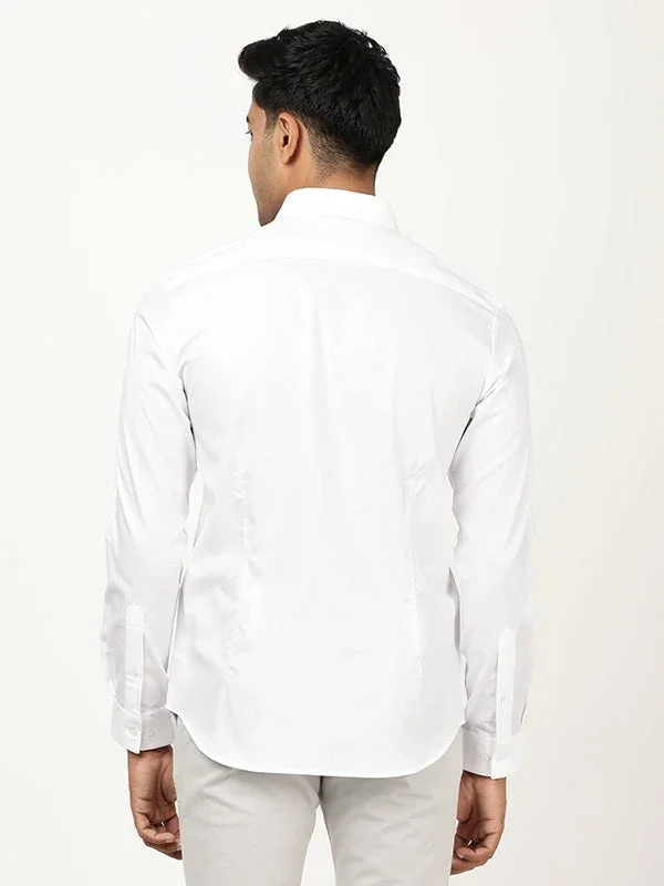 Men's Solid Full Sleeves Cotton Shirt - Image 5