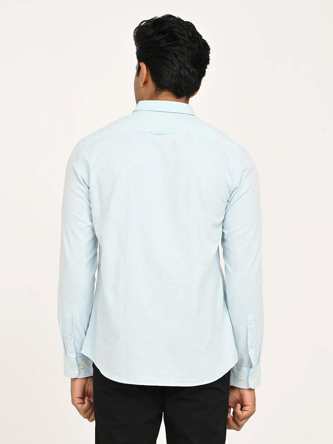 Men's Solid Full Sleeve Cotton Shirt - Image 4