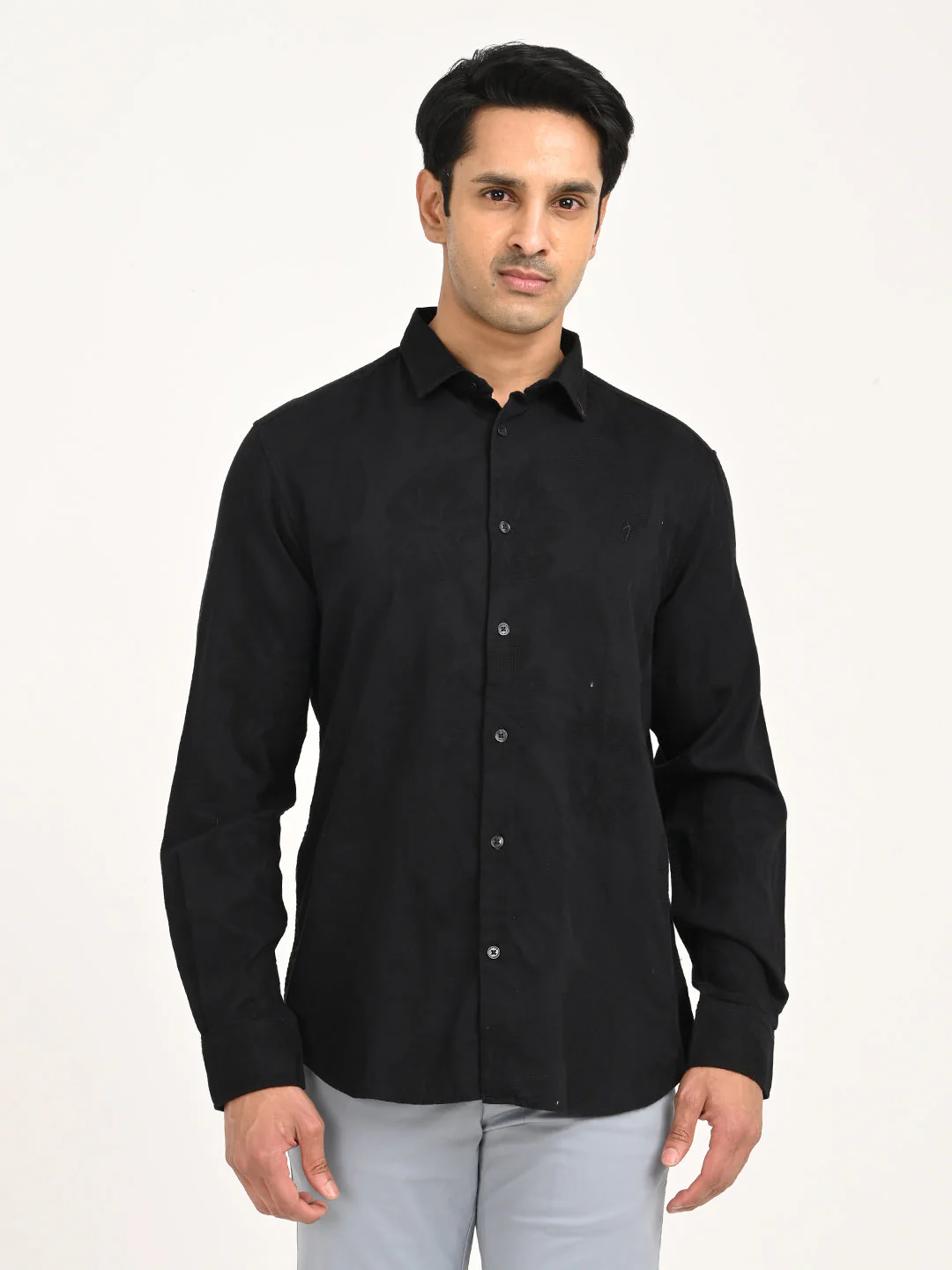 Men's Solid Full Sleeve Cotton Shirt