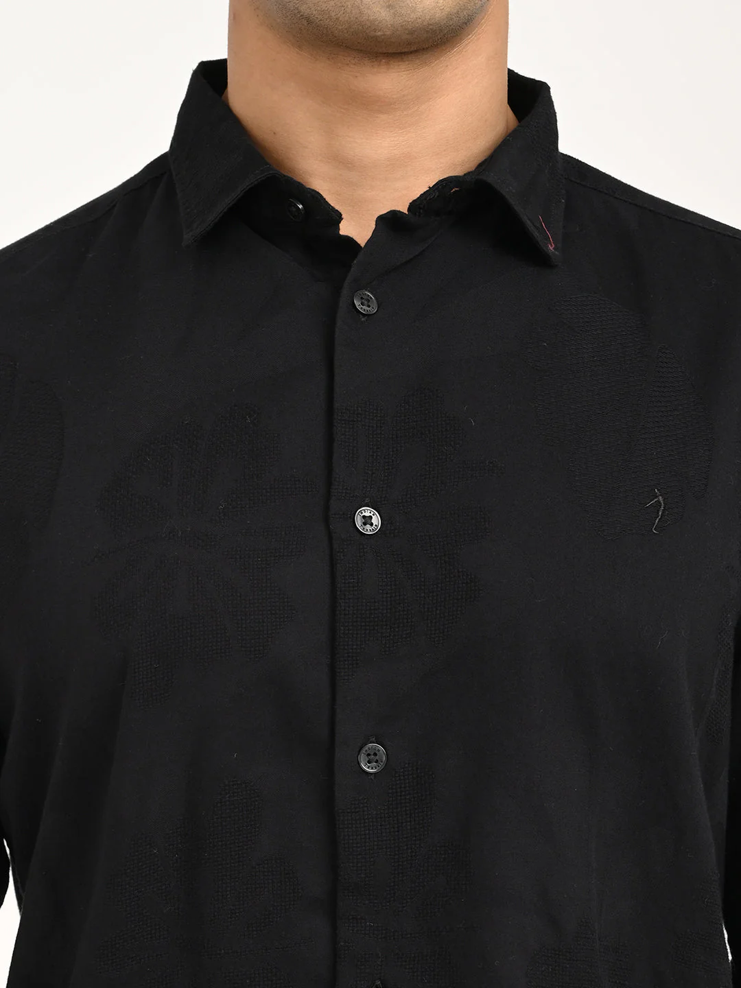 Men's Solid Full Sleeve Cotton Shirt - Image 5