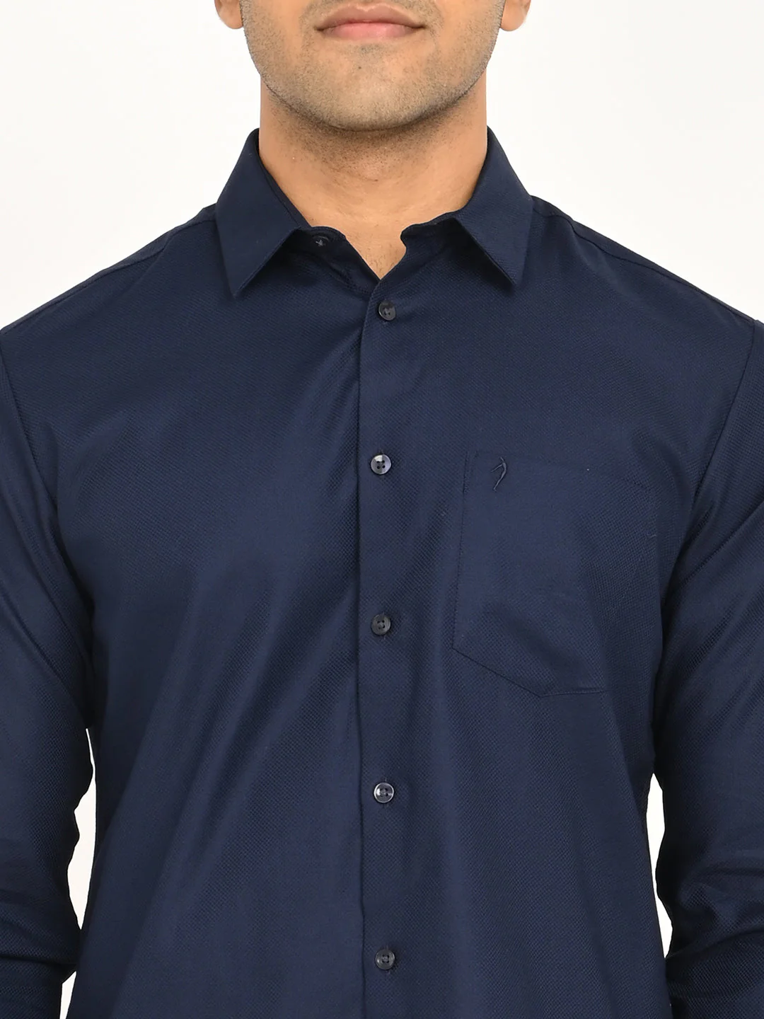 Men's Solid Full Sleeve Cotton Shirt - Image 6