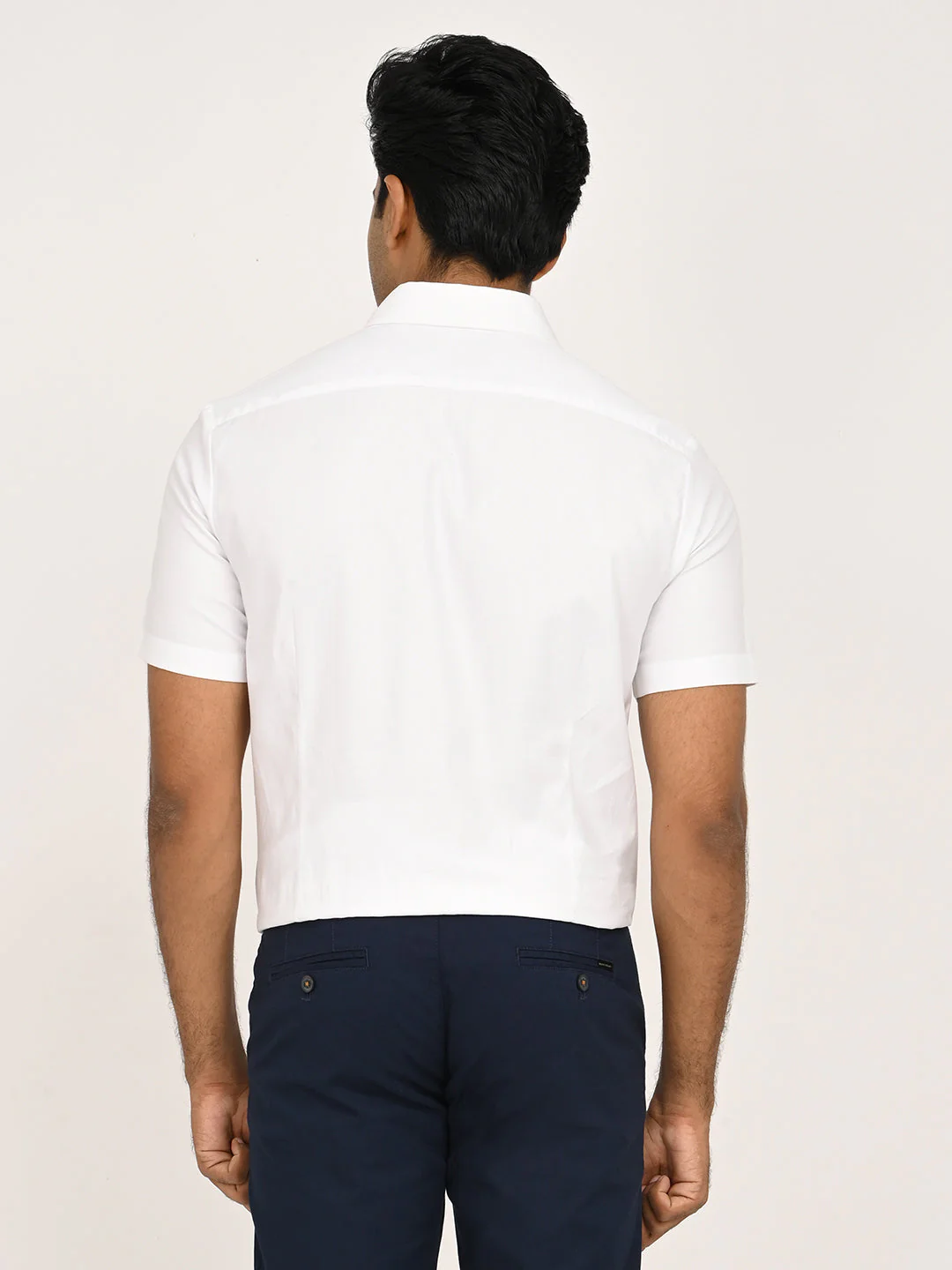 Men's Solid Half Sleeve Cotton Shirt - Image 10