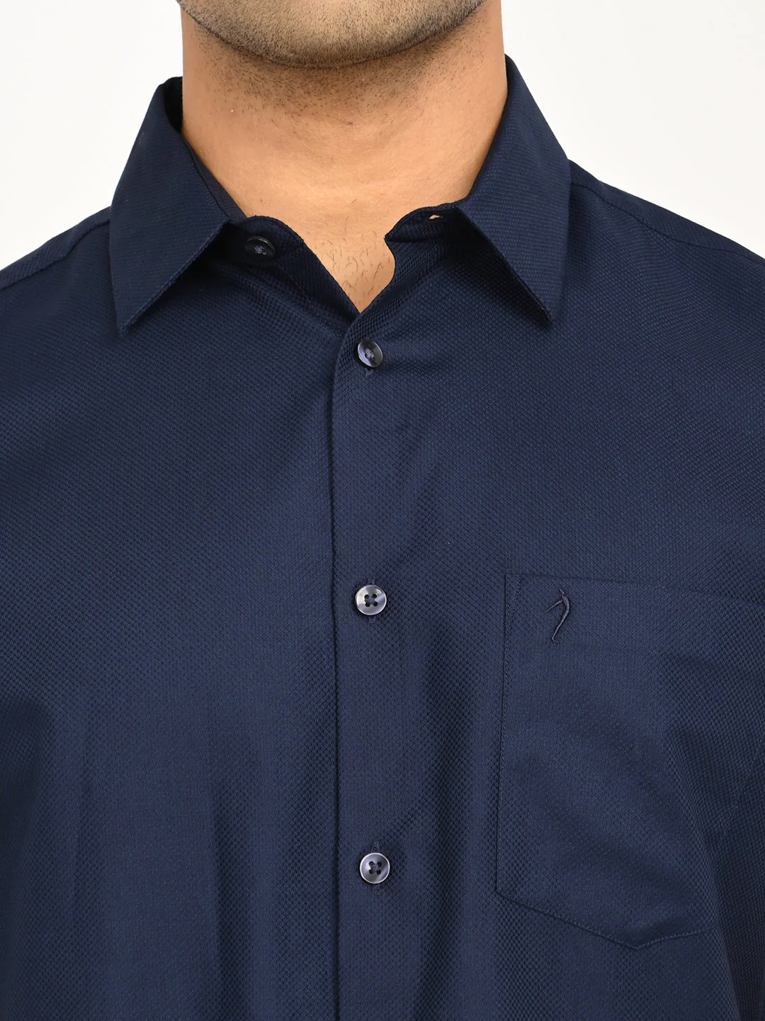 Men's Solid Half Sleeve Cotton Shirt - Image 5