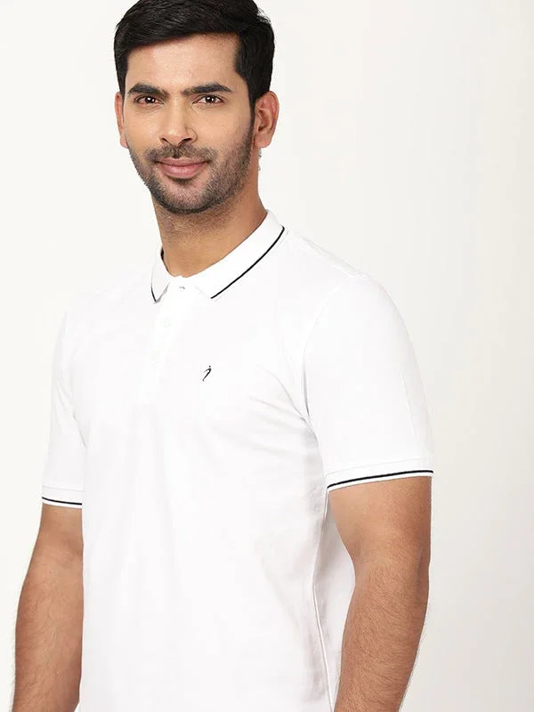 Men's Solid Polo T-Shirt - Image 17