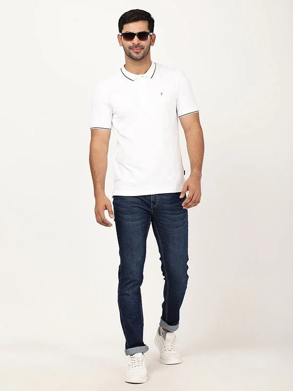Men's Solid Polo T-Shirt - Image 19