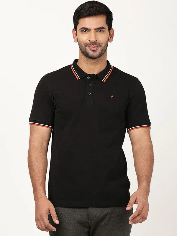 Men's Solid Polo T-Shirt - Image 21
