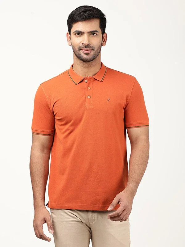 Men's Solid Polo T-Shirt - Image 31