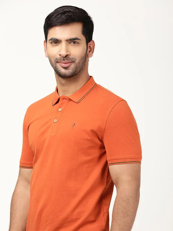 Men's Solid Polo T-Shirt - Image 32