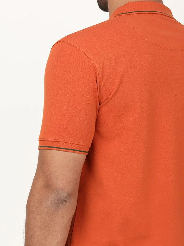 Men's Solid Polo T-Shirt - Image 33