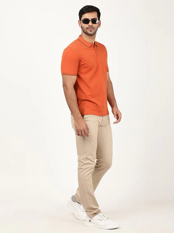 Men's Solid Polo T-Shirt - Image 34