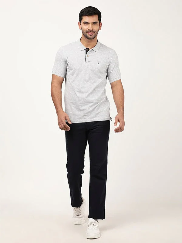 Men's Solid Polo T-Shirt - Image 4