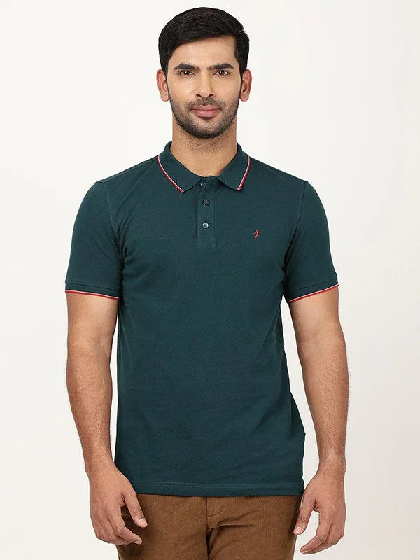 Men's Solid Polo T-Shirt - Image 6