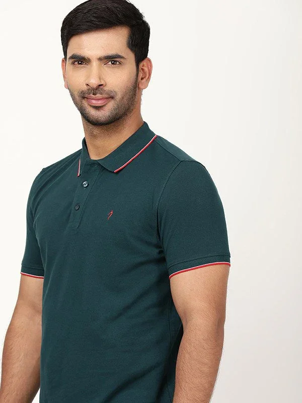 Men's Solid Polo T-Shirt - Image 7