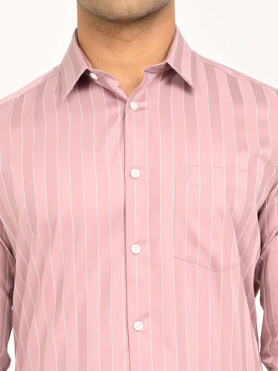 Men's Striped Full Sleeve Cotton Shirt - Image 11