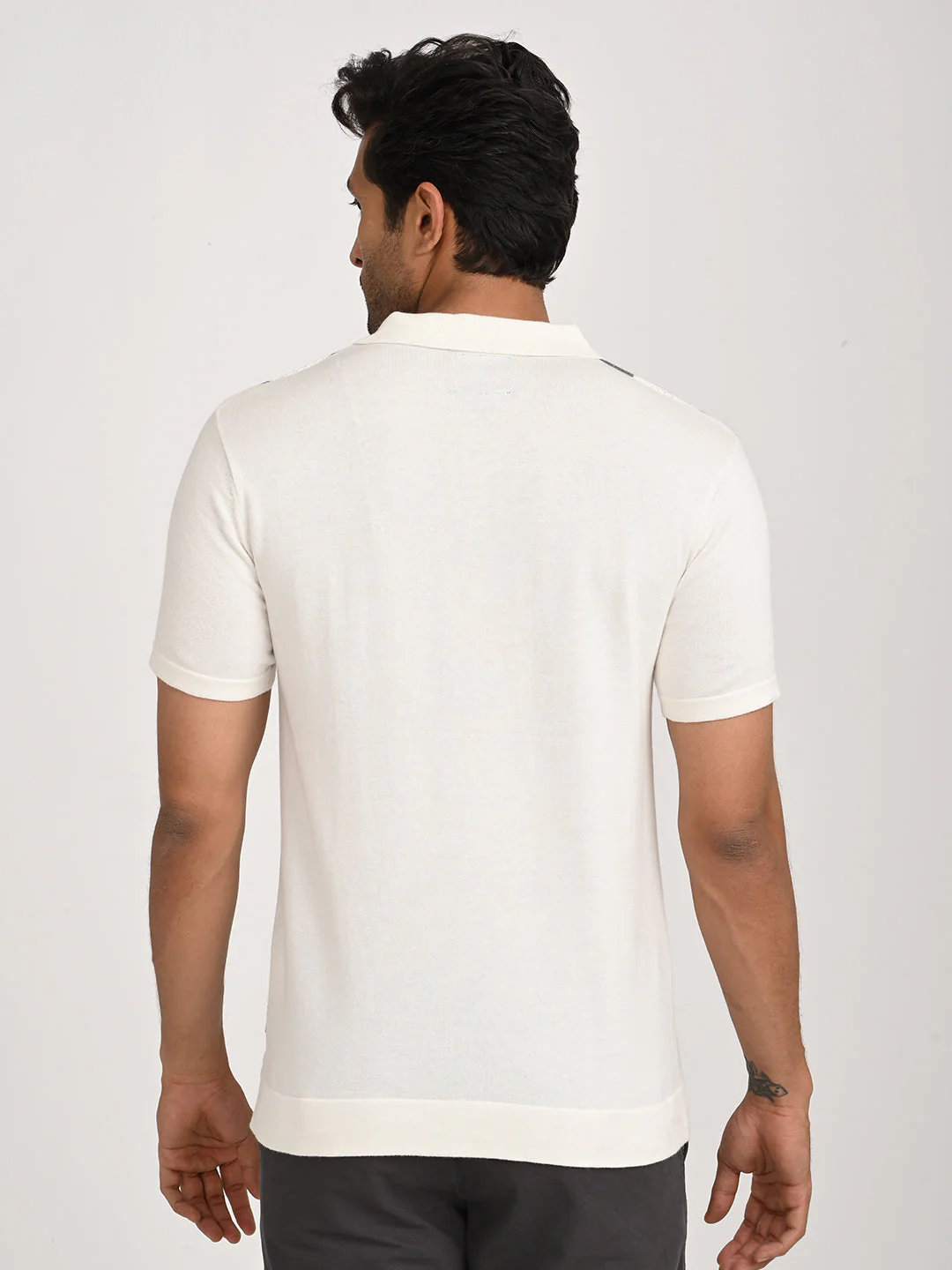 Men's Striped Polo T-Shirt - Image 10