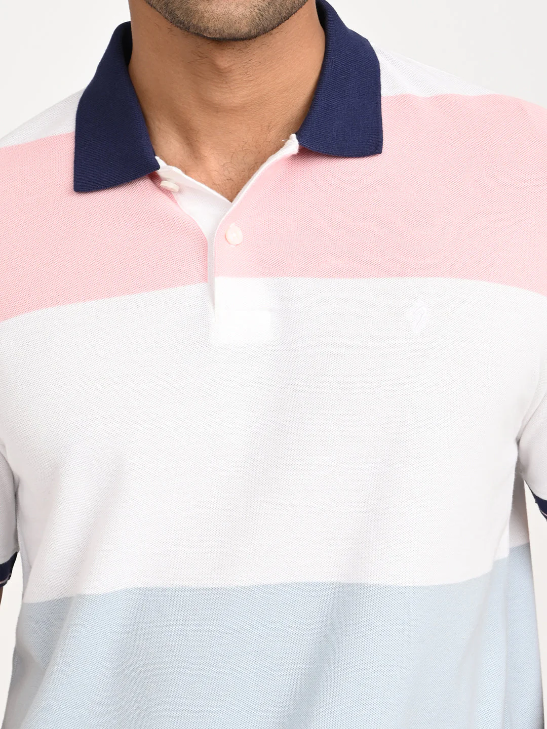 Men's Striped Polo T-Shirt - Image 5