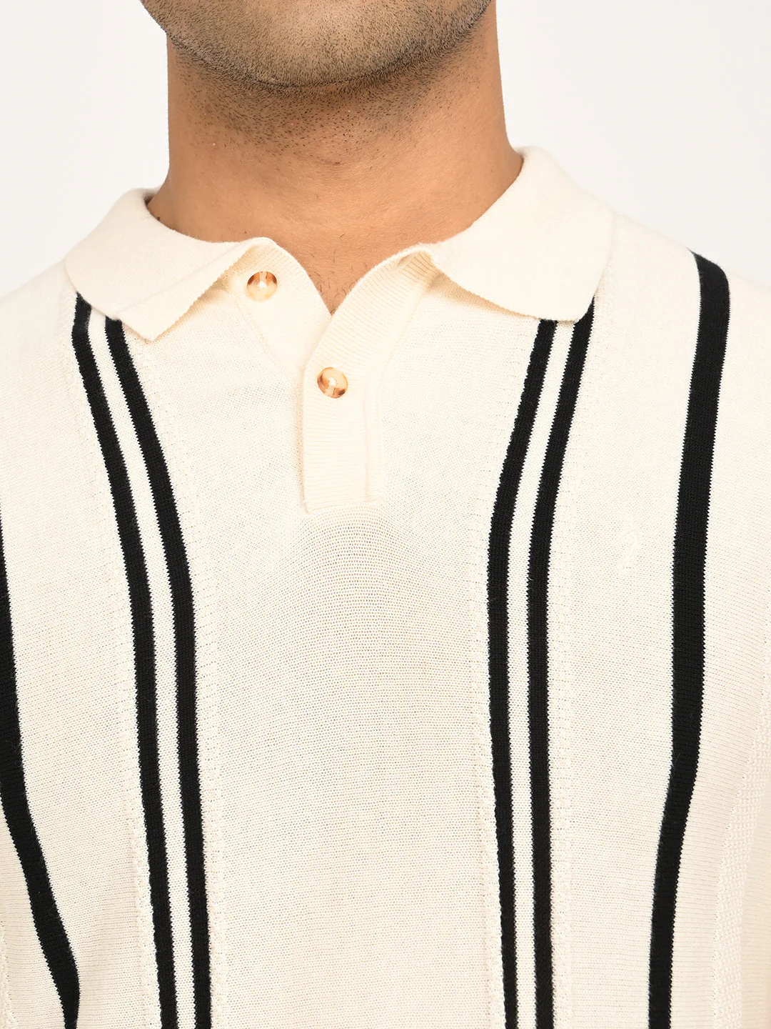Men's Striped Polo T-Shirt - Image 11