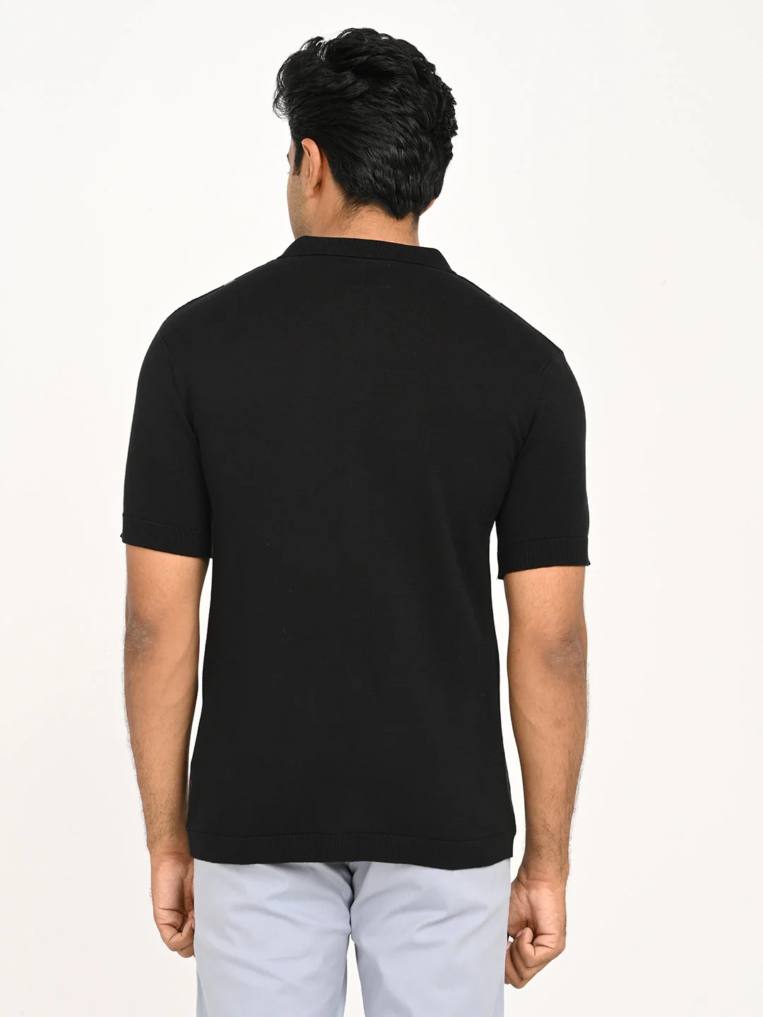 Men's Striped Polo T-Shirt - Image 4
