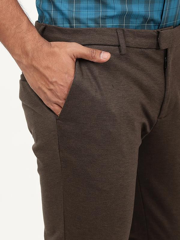 Men's Urban Fit Polyester Blend Trousers - Image 12