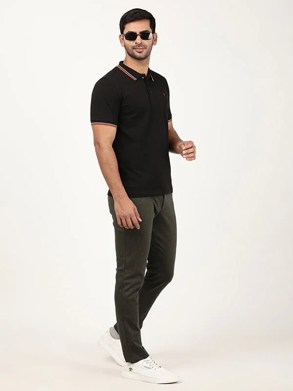 Men's Urban Fit Polyester Blend Trousers - Image 8