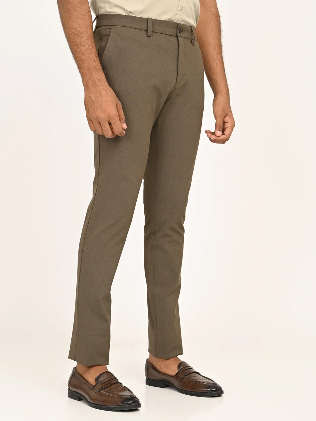 Men's Urban Fit Polyester Blend Trouser - Image 3