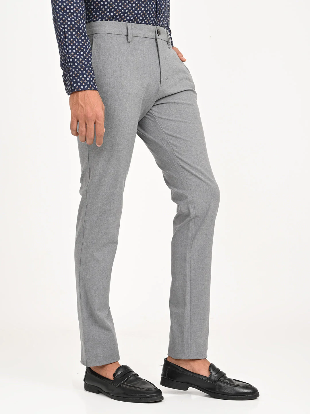 Men's Urban Fit Polyester Blend Trouser - Image 3