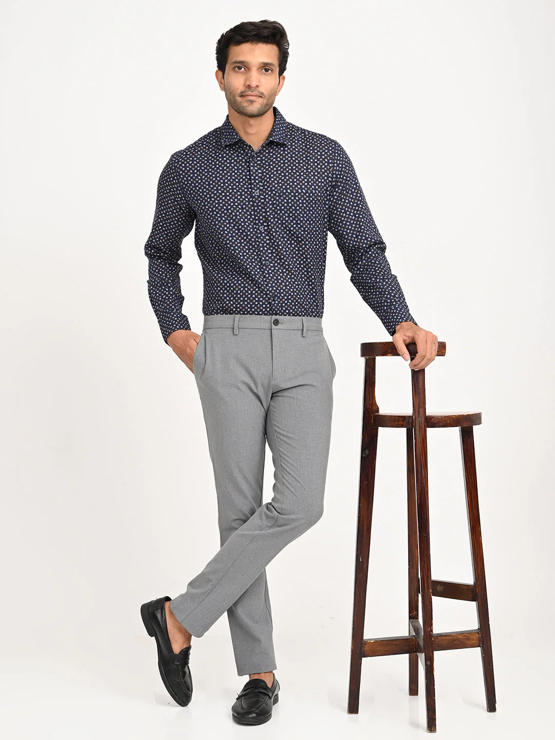 Men's Urban Fit Polyester Blend Trouser - Image 6